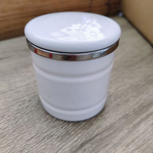 Metal container with airtight lid like new