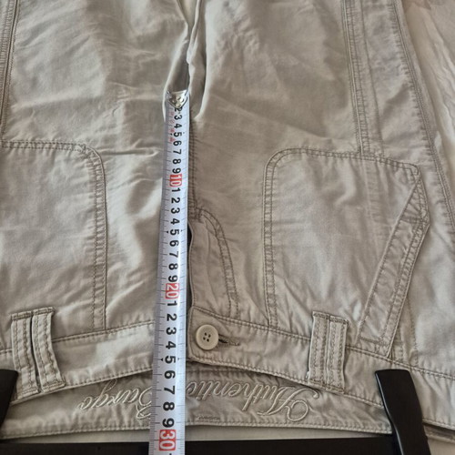 Beige jeans pants used, relaxed fit, Marks & Spencer, size L