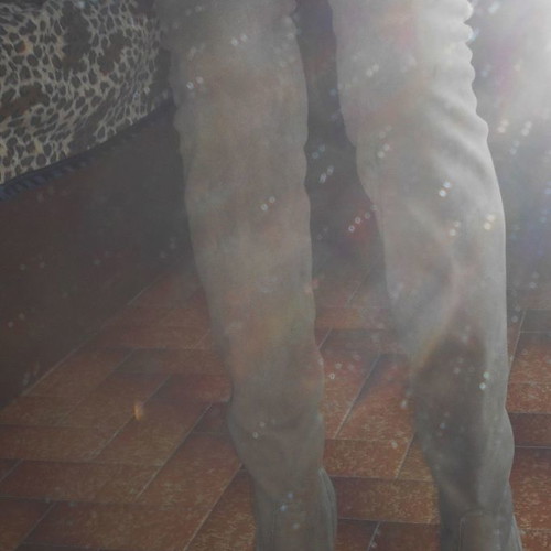 Suede tall boots used, size 39