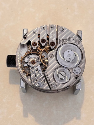 Ingersoll Trenton watch movement used, vintage pocket 15 jewels