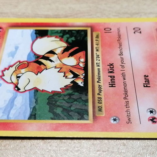 Growlithe Pokémon Card Evolutions 2016 Near Mint
