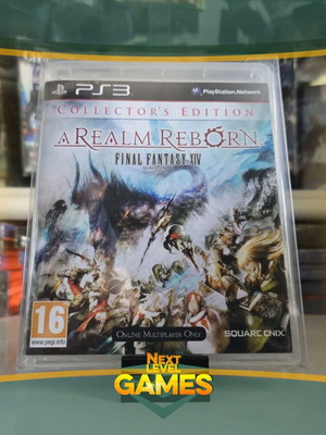 Final Fantasy XIV Online A Realm Reborn Collector's Edition PS3 game like new