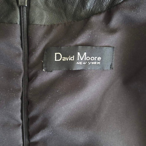 David Moore leather dress, size D38 GB 12, lined