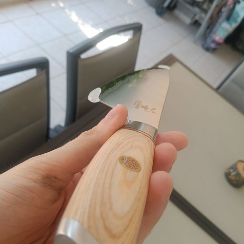 B37 8 Inch Chef Knife VG10 3 Layers Damascus