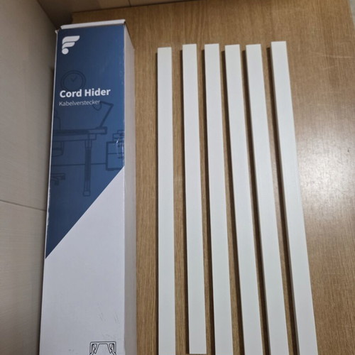 Cable channels pack of 6, 40cm x 3cm, new
