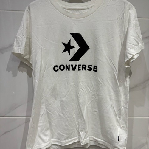 Converse T-shirt like new, size L, black and white
