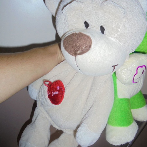 Stuffed dolls used, set of 2 pieces