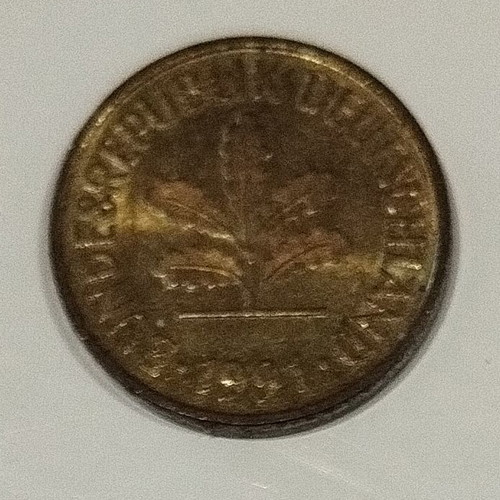 5pfennig coin Germany 1991 like new
