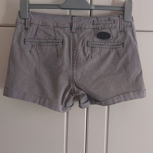 Staff shorts used, size 36 / S, black and white
