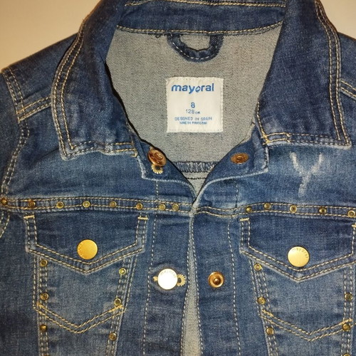 Mayoral denim vest like new, 7-8 years, 128cm, unisex
