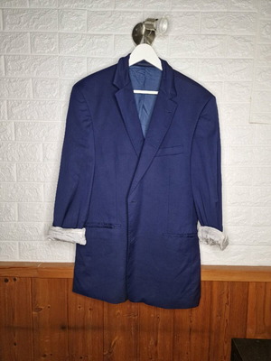 Italian jacket used, dark blue, size L