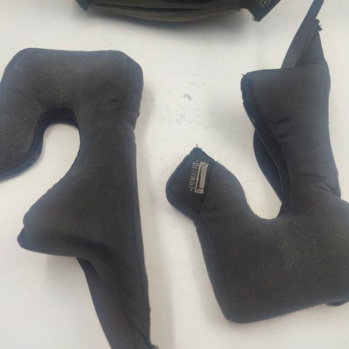 AGV K3 Helmet Liner Set used, top and cheek pads, medium size