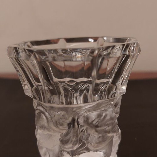 Halama Montmartre Art Deco crystal mini vases set of 2