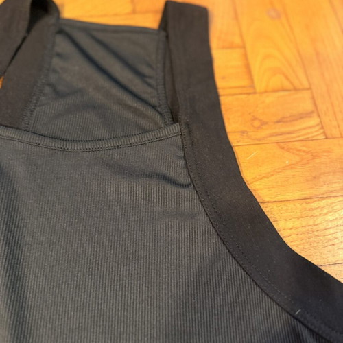Men's Sleeveless Shirt black, size M, new