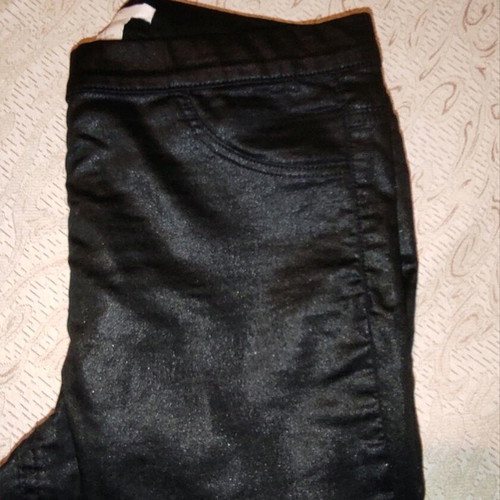Shiny pants like leggings size 38 medium like new