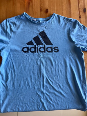 Adidas shirt like new for 13-14 years old, blue, size M