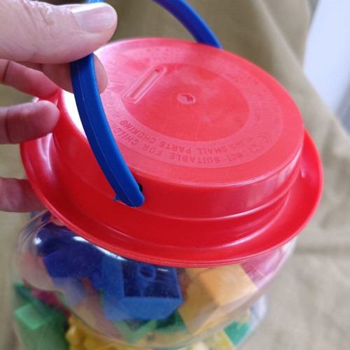 X-Trem Color Blocks construction toy used, 100+ pieces