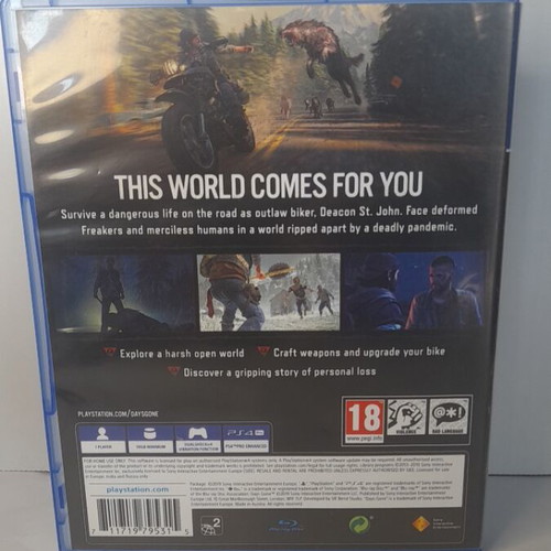 Days Gone PS4 like new, English edition