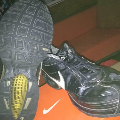 Nike Air Max size 46 used black athletic shoes