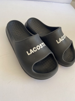 Lacoste Slides black size 35 like new