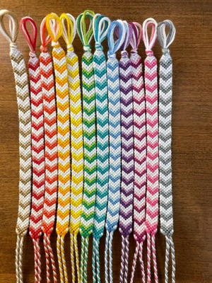 Macrame bracelet made to order with adjustable loop and color options