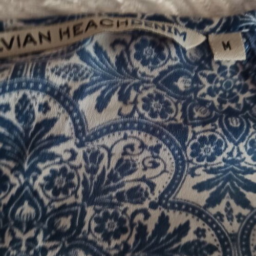 Silvian Heach summer blouse like new, blue, size M