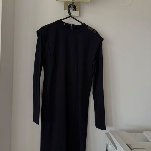 Billy Sabbado dress navy blue with gold details like new, autumn-winter