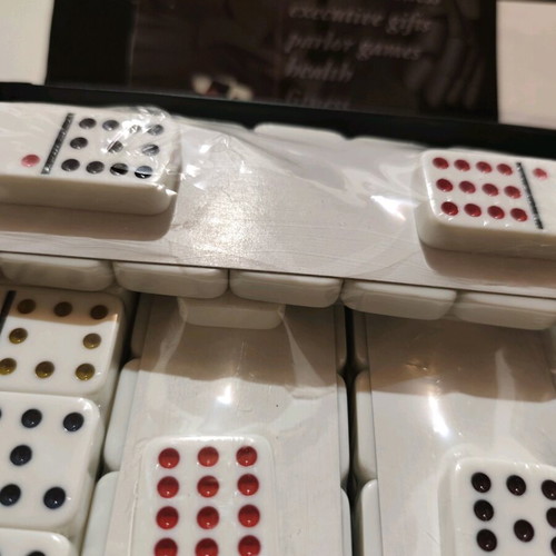 Excalibur Deluxe Double 12 Dominoes Set New, 91 Pieces