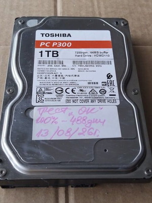 Toshiba PC P300 HDWD110 1TB SATA 6.0Gb/s hard drive
