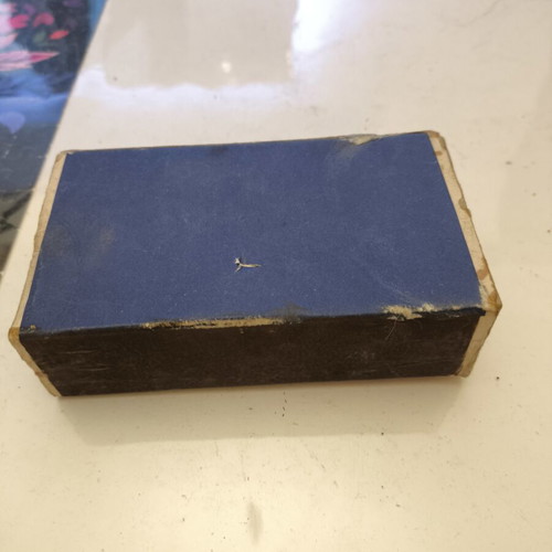 Vintage large matchbox used with most matches inside