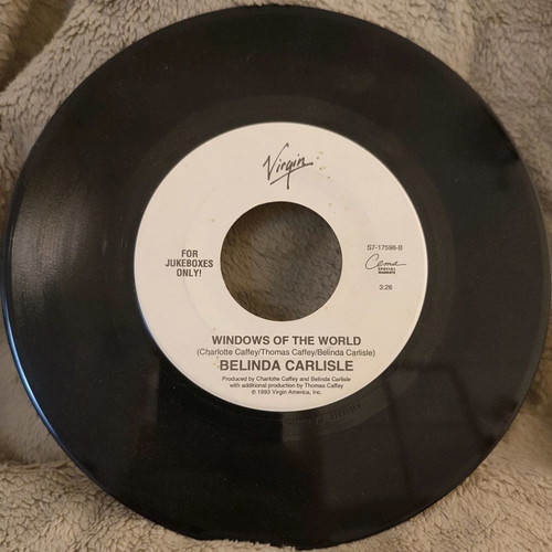45 RPM record Belinda Carlisle used, pop
