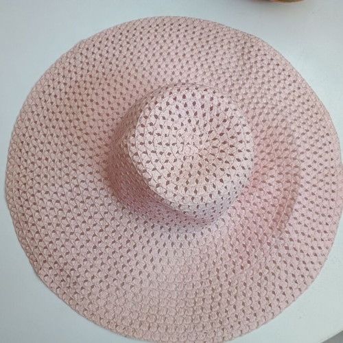 Women's summer hat large pink new