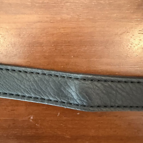 Leather bag strap black, like new, 90cm