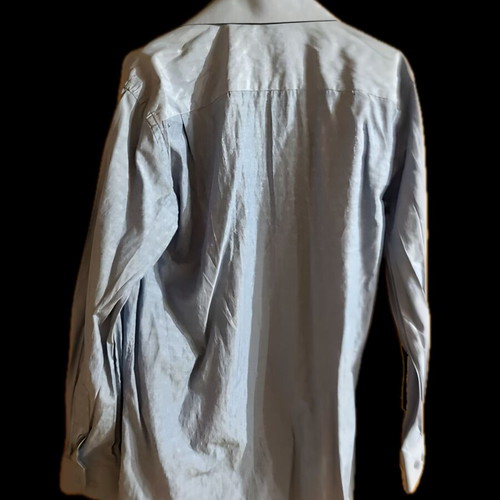 Exclusive Collection men's shirt size M light blue with small pattern like new
