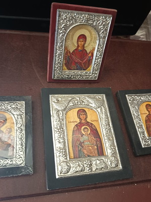 Άγιες εικόνες συλλογή τεσσάρων, σαν καινούργιες, κομψές