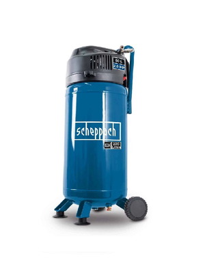 Scheppach HC51V Vertical Air Compressor 50L 10 bar 1500W Oil-free New