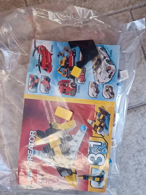 Lego Creator Mini Skyflyers set used with Egyptian pillow gift