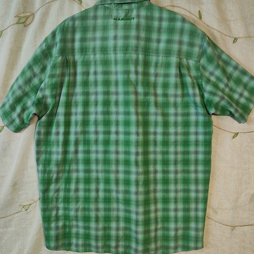 Mammut men's summer hiking shirt size L used, quick-dry fabric