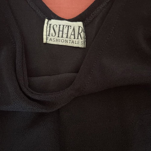 Ishtar Fashiontales mini dresses used, brown skater & black sleeveless V