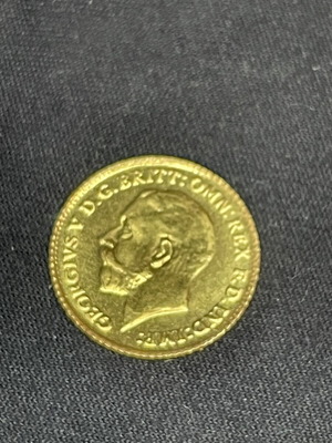 Gold coin 2 grams k21 used, 1/4 gold coin replica