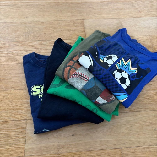 Children's long-sleeve shirts used, set of 5, GAP and Zara