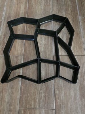 Plastic concrete mold unused