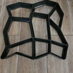 Plastic concrete mold unused