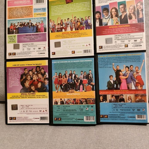 Glee complete series seasons 1-4, 26 DVDs like new with Greek subtitles