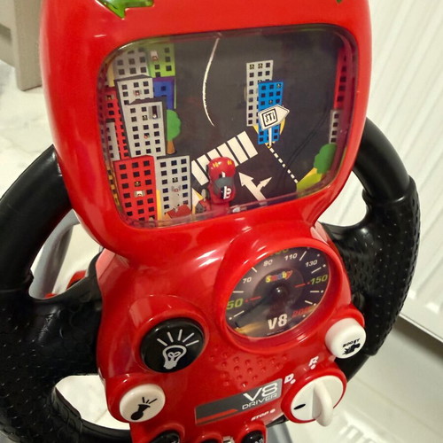 Toy car like new for kids 3+ years with sound and moving steering wheel