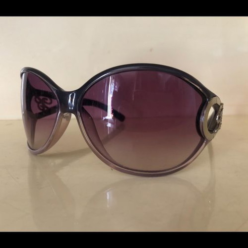 Blumarine mask sunglasses dark lilac color, like new