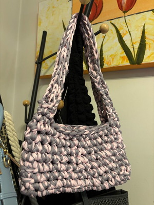 crochet shoulder bag