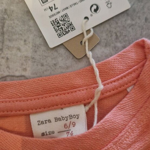Zara baby short-sleeve shirt new for 6 to 9 months