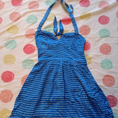 Attrattivo dress size M used, backless, blue