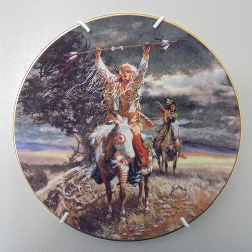Horizons of Destiny decorative porcelain plate by Harry Schaare